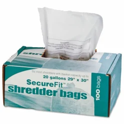 AbilityOne 8105013994791, SKILCRAFT Heavy-Duty Shredder Bags, 20 gal Capacity, 100/Box