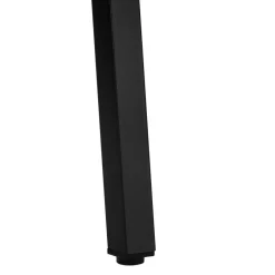 Accent Table, Side, End, Nightstand, Lamp, Living Room, Bedroom, Grey Laminate, Black Metal, Contemporary, Modern