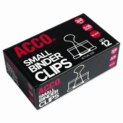 ACCO Binder Clips, Small, 3/4