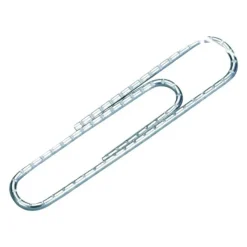 ACCO Economy Paper Clips, 1000 Total, No. 1, Silver, 100 Per Box, Pack Of 10 Boxes