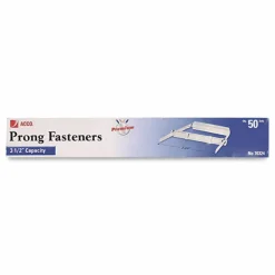 Acco OIC Fasteners, Complete Sets, 2 3/4" CC, 3 1/2" Capacity, Box Of 50