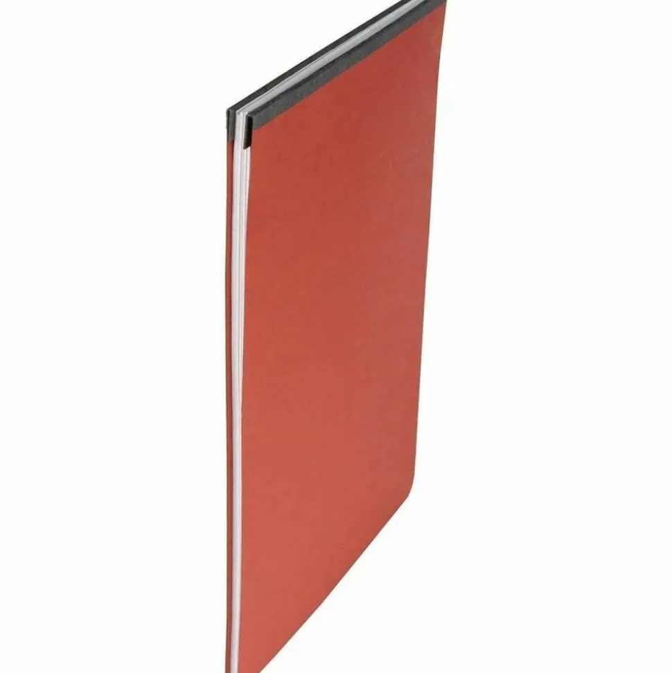 ACCO Pressboard Report Cover With Fastener, Side Bound, 11" x 17", 60% Recycled, Earth Red