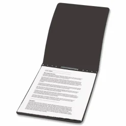 ACCO Pressboard Report Cover, Letter Size, 60% Recycled, Top Hinge, 2" Capacity, Black