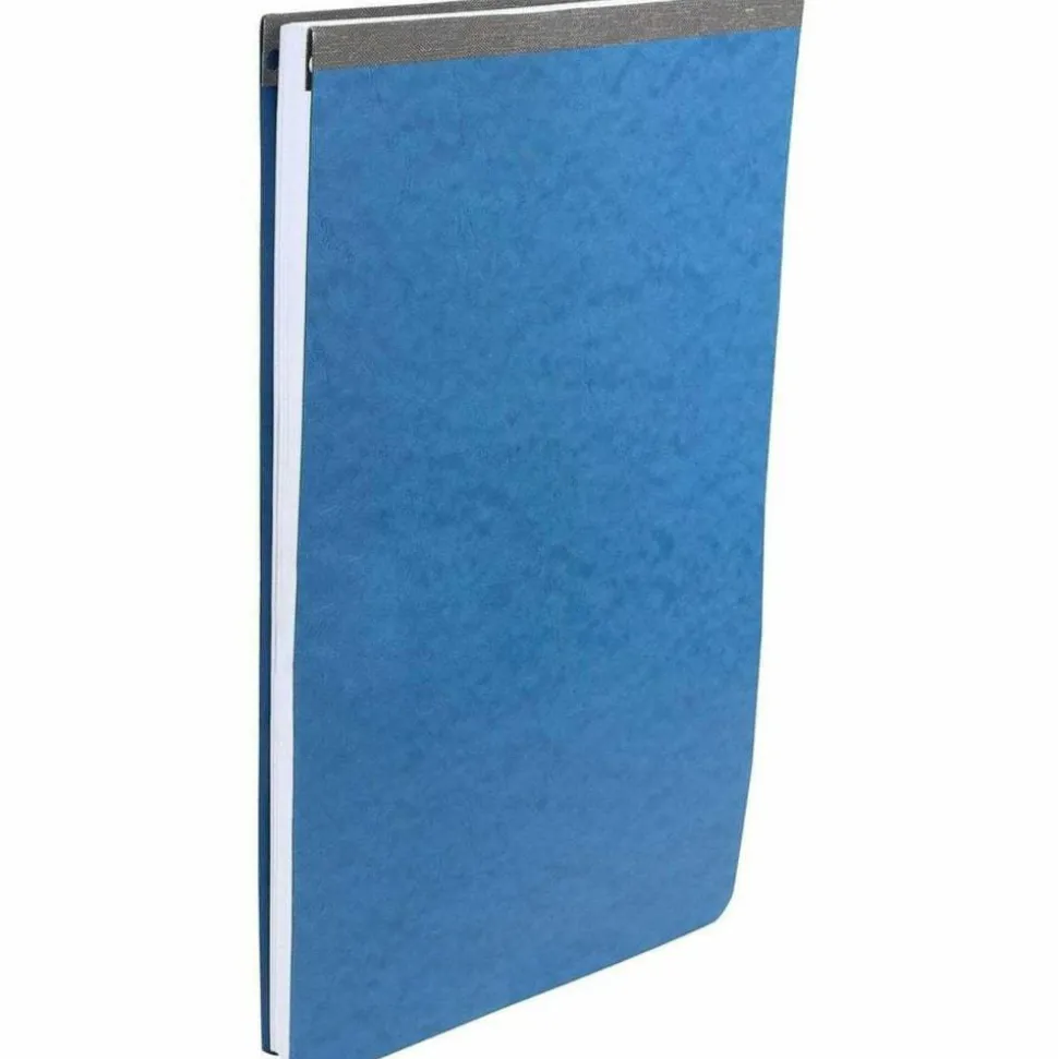 ACCO Presstex Top-Bound Report Binder, 2-3/4" CC, 8-1/2" x 14", 60% Recycled, Light Blue