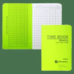 ACCO / Wilson Jones Foreman's Pocket-Size Time Book, 2 Pages Per Week, 6.75" x 4.12"