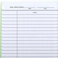 ACCO / Wilson Jones Foreman's Pocket-Size Time Book, 2 Pages Per Week, 6.75