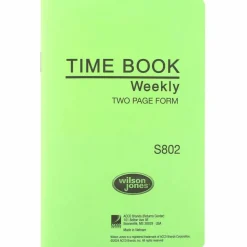 ACCO / Wilson Jones Foreman's Pocket-Size Time Book, 2 Pages Per Week, 6.75