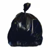 AccuFit Linear Low Density Can Liners with AccuFit Sizing, 16 gal, 1 mil, 24" x 32", Black, Flat Pack, 250/Carton