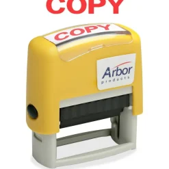 AccuStamp Accu-Stamp Pre-Inked Message Stamp, Copy, Red (AbilityOne 7520-01-207-4108)