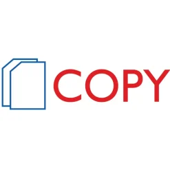 AccuStamp2 Copy Stamp, Shutter Pre-Inked Two-Color Copy Stamp, 1/2