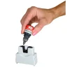 AccuStamp2 Scanned Stamp, Shutter Pre-Inked One-Color SCANNED Stamp, 1/2" x 1-5/8" Impression, Red Ink
