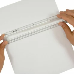 Acme Magnifying Ruler, Clear, 12