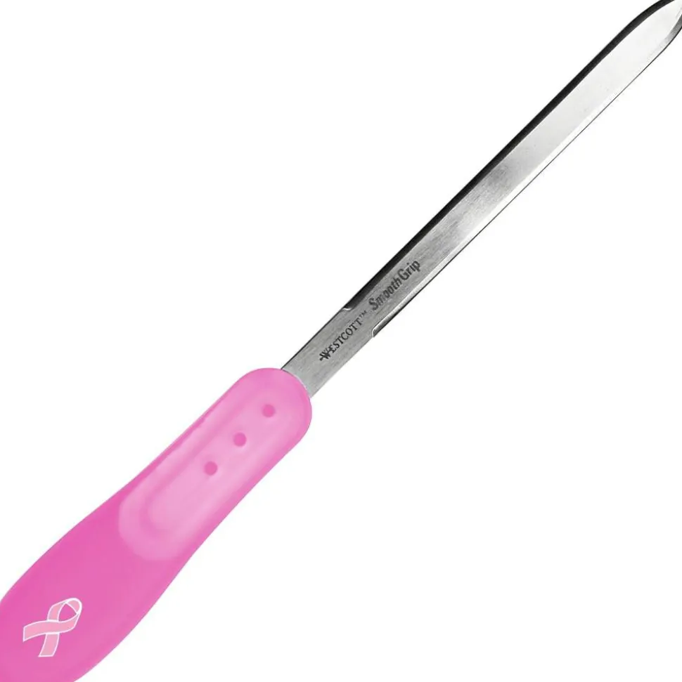 Acme United Pink Ribbon 9" Letter Opener, Pink