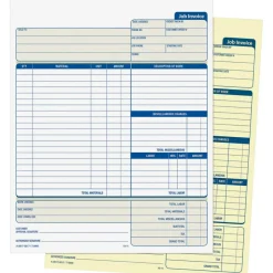 Adams Carbonless Contractor's Invoices, 2-Part, 100 Sets