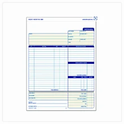 Adams Carbonless Contractor's Invoices, 2-Part, 100 Sets