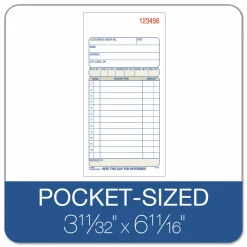 Adams Carbonless 2-Part Sales Book, 3 11/32