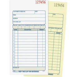 Adams Carbonless 2-Part Sales Book, 3 11/32