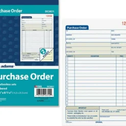 Adams Carbonless Purchase Order Book, 5 9/16