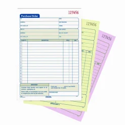 Adams Carbonless Purchase Order Book, 8 3/8