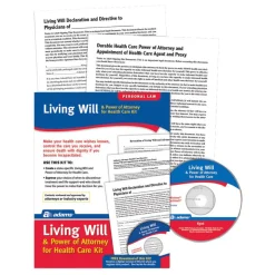 Adams Living Will & Power of Attorney for Healthcare Kit