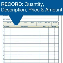 Adams Multipart Sales Order Pad, Three-Part Carbonless, 5.56 x 7.94, 50 Forms Total