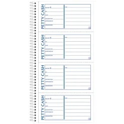 Adams 2-Part Petty Cash Receipt Book, 5 1/2" x 11", Book Of 200 Sets