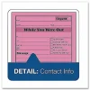 Adams "While You Were Out" Message Pads, 4 1/4" x 5 1/2", 50 Sheets, Pink, Pack Of 12