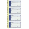 Adams Write n' Stick Phone Message Book, 11" x 5 1/4", 200 Messages, Canary/White
