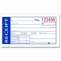 Adams Write N' Stick Receipt Book, 5 1/4