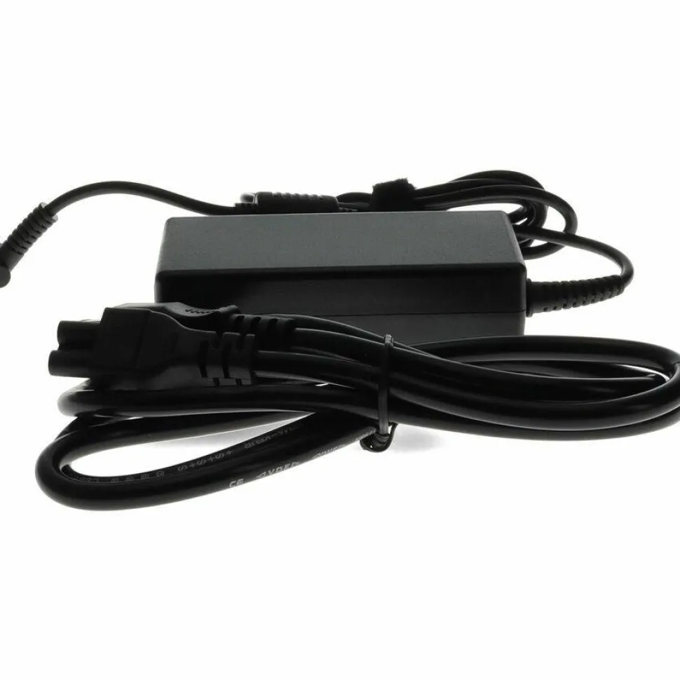 AddOn HP 710412-001 Compatible 65W 19V at 3.33A Black 4.5 mm x 3.0 mm Laptop Power Adapter and Cable