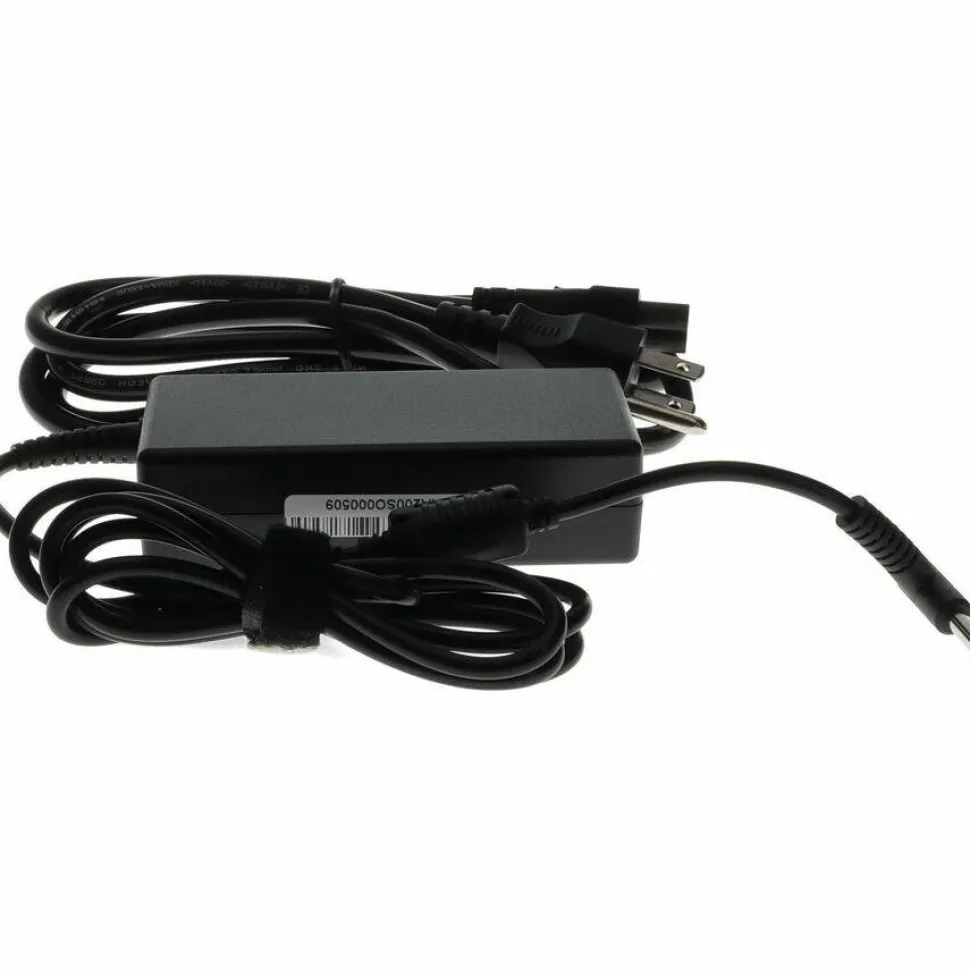 AddOn HP 710412-001 Compatible 65W 19V at 3.33A Black 4.5 mm x 3.0 mm Laptop Power Adapter and Cable
