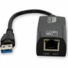 AddOn Lenovo 4X90E51405 Compatible USB A 3.0 Male to RJ-45 Female Black Adapter