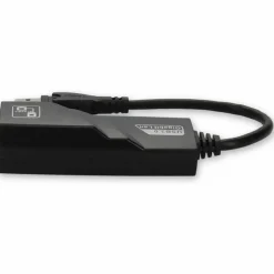 AddOn Lenovo 4X90E51405 Compatible USB A 3.0 Male to RJ-45 Female Black Adapter