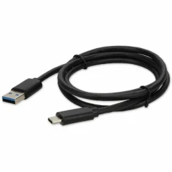 AddOn 1.0m (3.3ft) USB C 3.1 Male to USB A 3.0 Male Black Cable