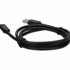 AddOn 1.0m (3.3ft) USB C 3.1 Male to USB A 3.0 Male Black Cable