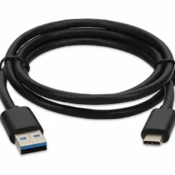 AddOn 1.0m (3.3ft) USB C 3.1 Male to USB A 3.0 Male Black Cable