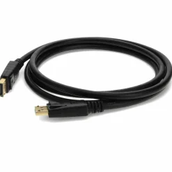 AddOn 5-Pack of 10ft DisplayPort 1.2 Male to DisplayPort 1.2 Male Black Cables For Resolution Up to 3840x2160 (4K UHD)