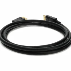 AddOn 5-Pack of 10ft DisplayPort 1.2 Male to DisplayPort 1.2 Male Black Cables For Resolution Up to 3840x2160 (4K UHD)