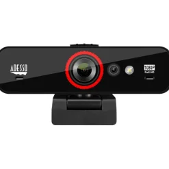 Adesso CyberTrack F1 Webcam - Window Hello Certified - 2.1 Megapixel - 30 fps - USB 2.0 - 1 Each