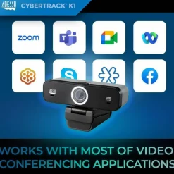 Adesso CyberTrack K1 Webcam - 2.1 Megapixel - 30 fps - USB 2.0