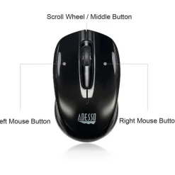 Adesso iMouse S50 - 2.4GHz Wireless Mini Mouse