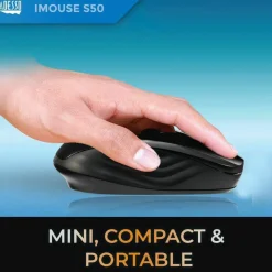 Adesso iMouse S50 - 2.4GHz Wireless Mini Mouse
