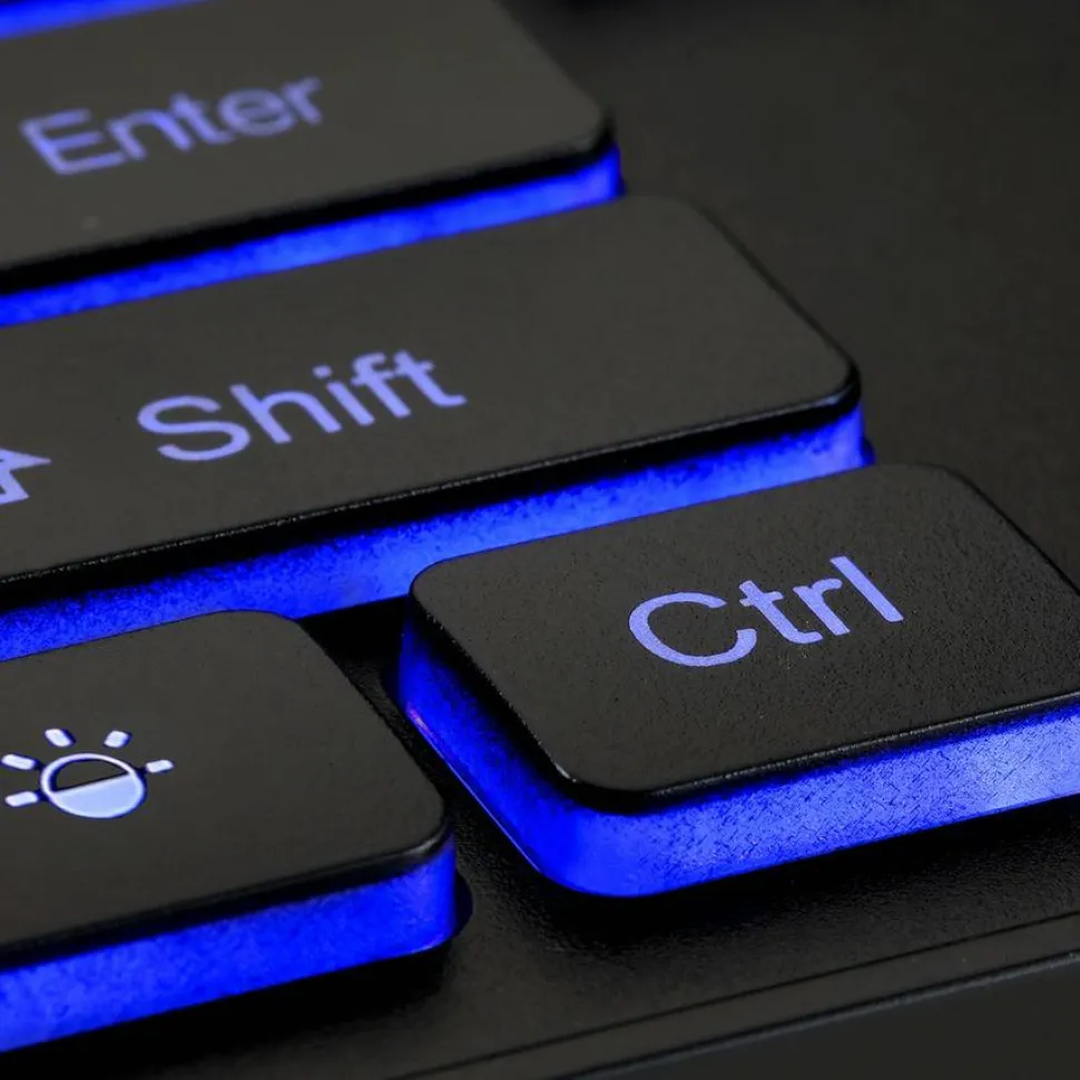 Adesso Large Print Illuminated Desktop Keyboard