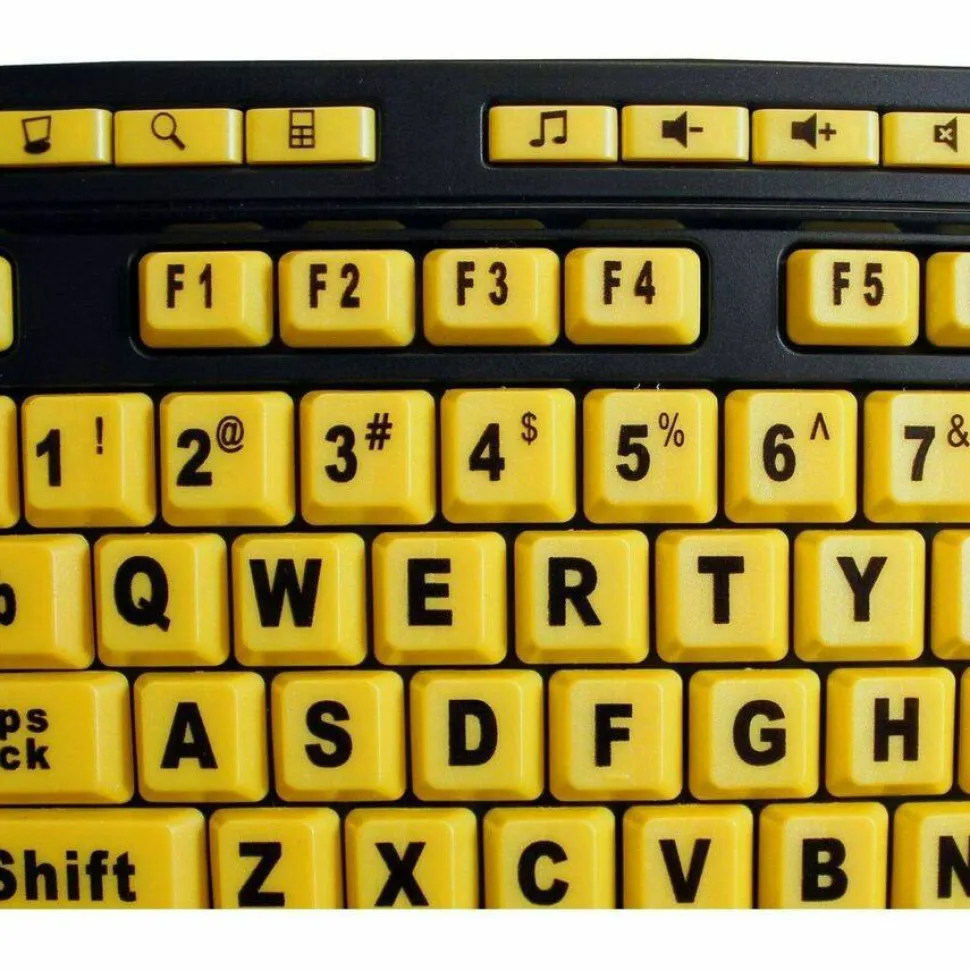 Adesso Luminous Large Print Desktop Keyboard