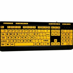 Adesso Luminous Large Print Desktop Keyboard