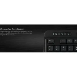 Adesso Multimedia Desktop Keyboard with 3-Port USB Hub