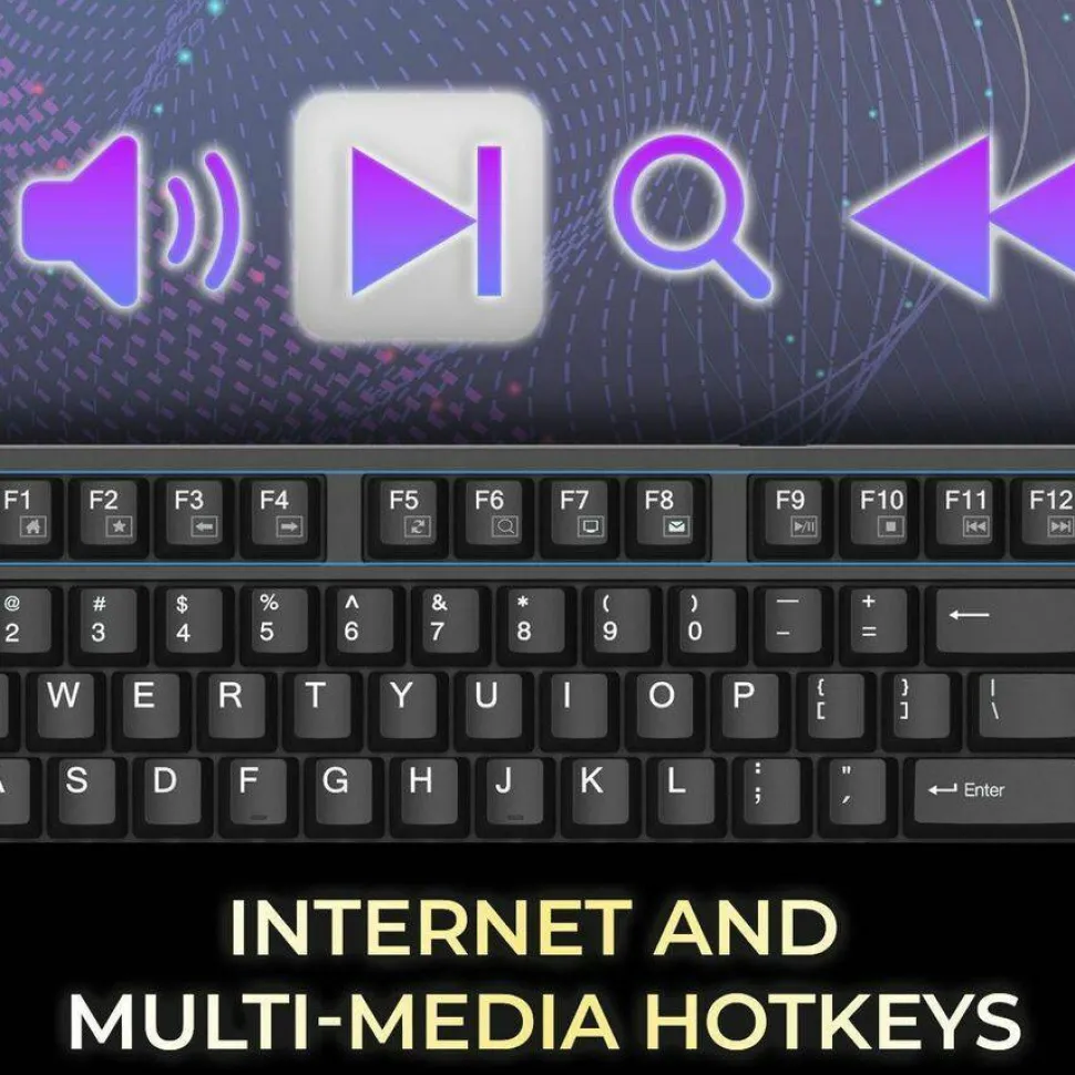 Adesso Multi-OS Mechanical Keyboard With CoPilot AI Hotkey