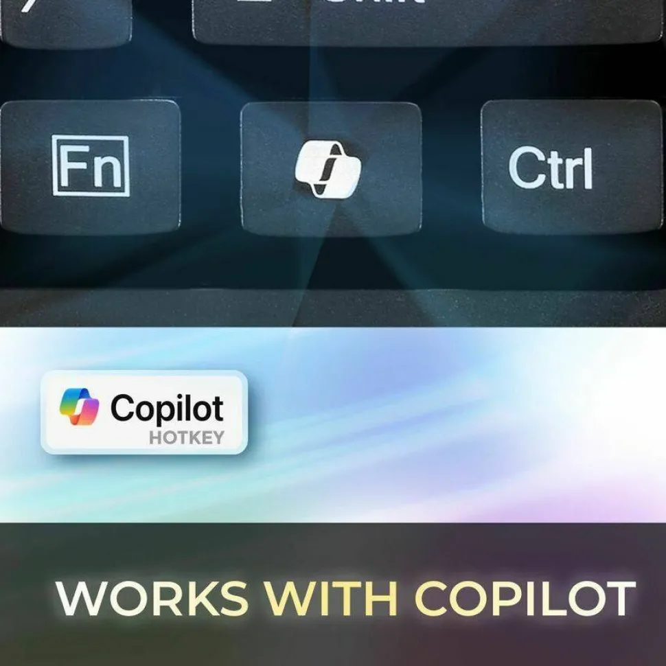 Adesso Multi-OS Mechanical Keyboard With CoPilot AI Hotkey