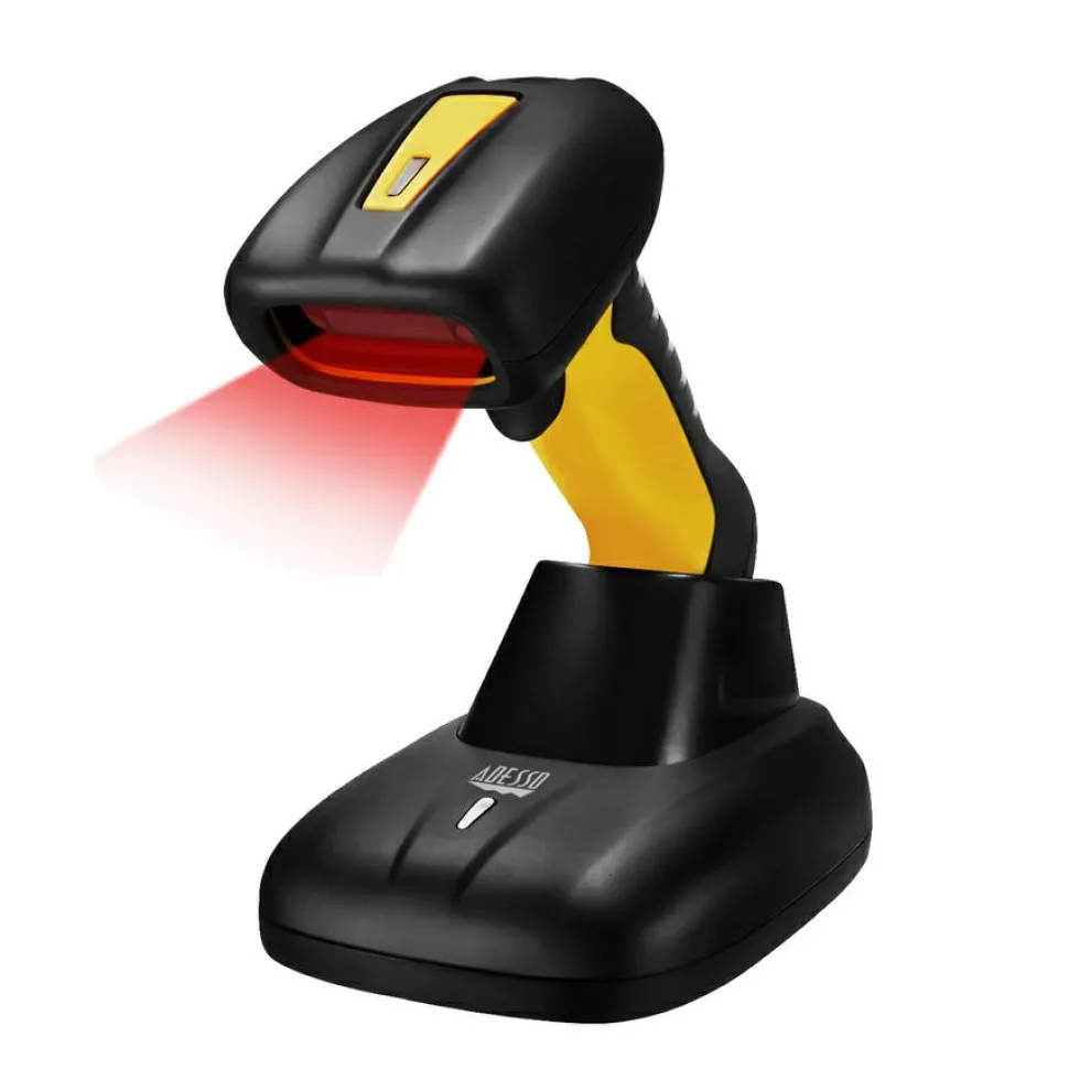 Adesso NuScan 4100B Bluetooth Antimicrobial Waterproof CCD Barcode Scanner