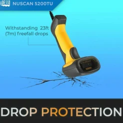 Adesso NuScan 5200TU- Antimicrobial & Waterproof 2D Barcode Scanner